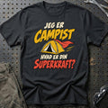 
Campist – Hvad er din superkraft? – Unisex T-Shirt – Sort