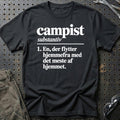 
Campist – Ordbog – Unisex T-Shirt – Sort