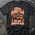 CD'en sidder fast – Det gør minderne også – Rock T-Shirt – Sort