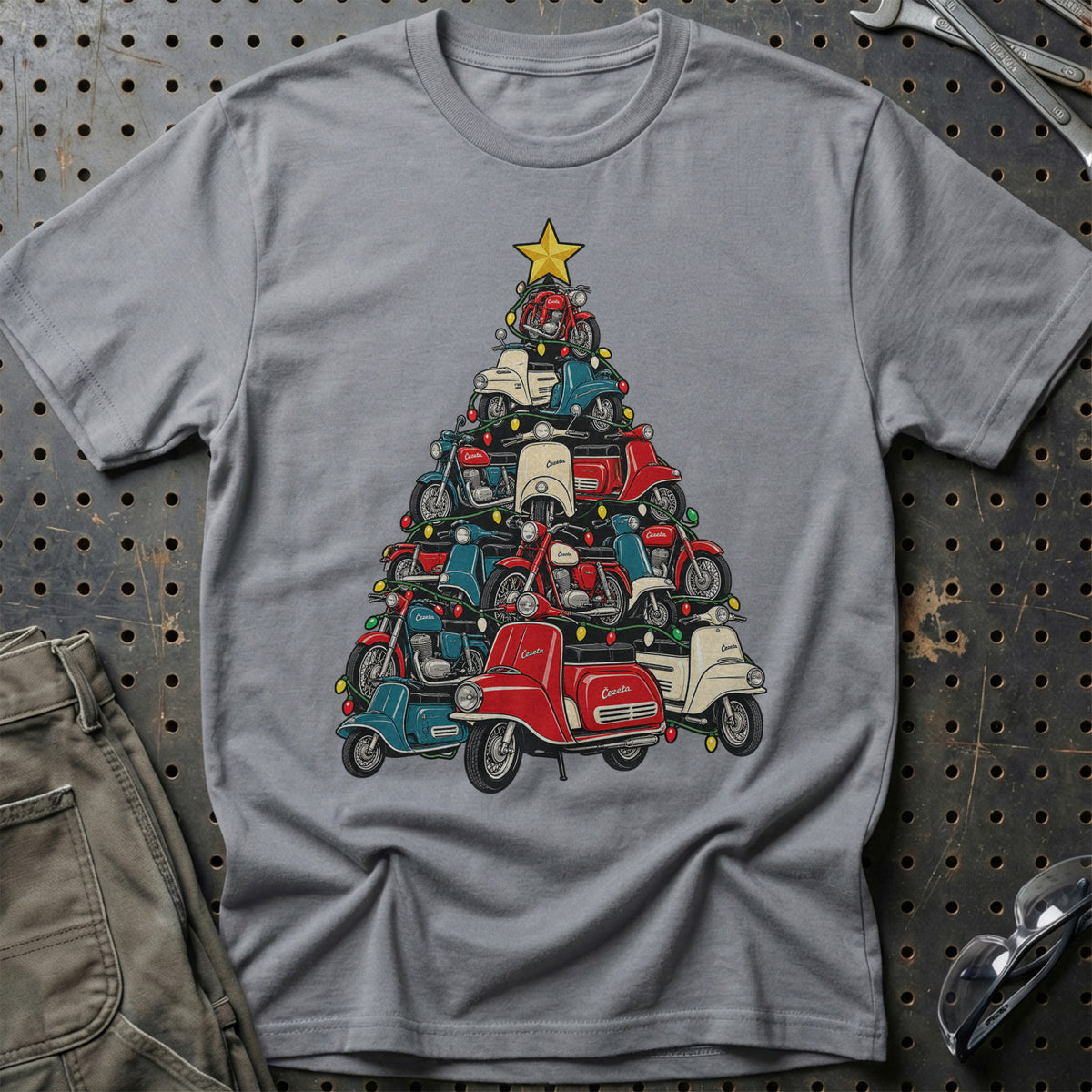 Čezeta Juletræ T-Shirt – Grå Sport