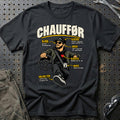 Chauffør – Anatomi T-Shirt – Sort