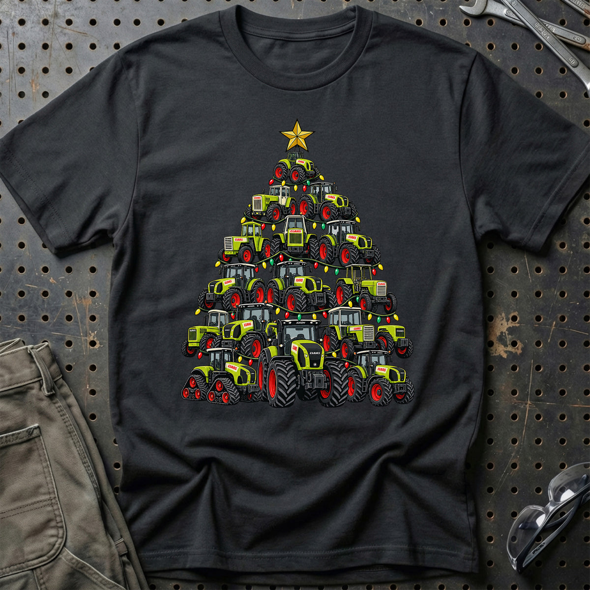 Claas Juletræ T-Shirt – Sort