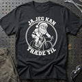 
Cykelrytter – Julemanden kan træde til – Unisex T-Shirt – Sort