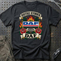 DAF Rigtige Kvinder Kører – Roser og Flammer T-Shirt – Sort