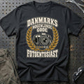
Danmarks nogenlunde gode fotoentusiast – Unisex T-Shirt – Sort