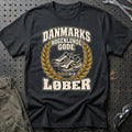 
Danmarks nogenlunde gode løber – Unisex T-Shirt – Sort