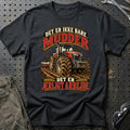 
Det er ikke bare mudder det er ærligt arbejde – Illustration – Unisex T-Shirt – Sort