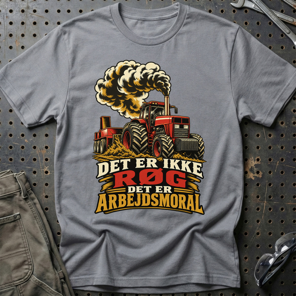 
Det er ikke røg det er arbejdsmoral – Illustration – Unisex T-Shirt – Grå Sport