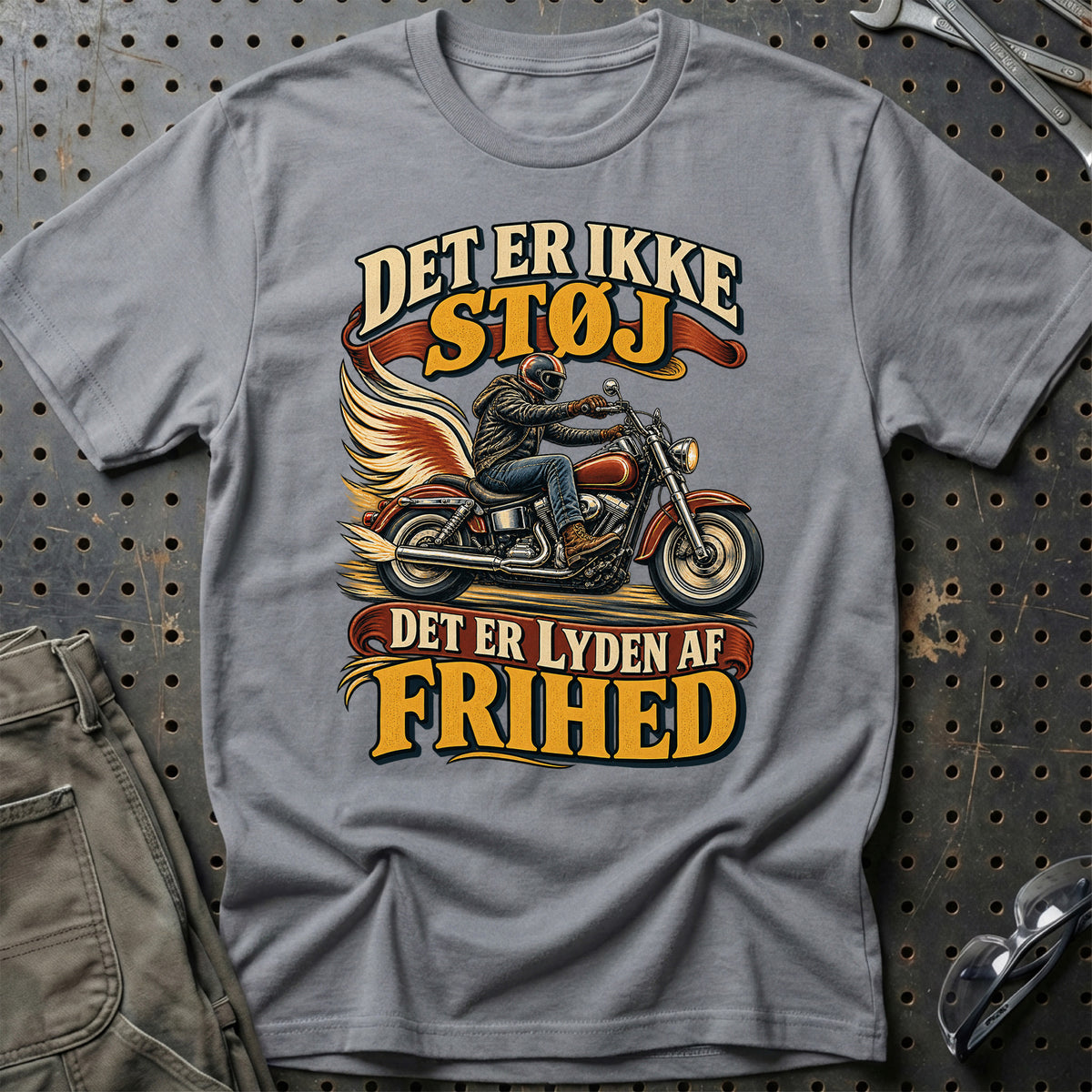 
Det er ikke støj det er lyden af frihed – Illustration – Unisex T-Shirt – Grå Sport