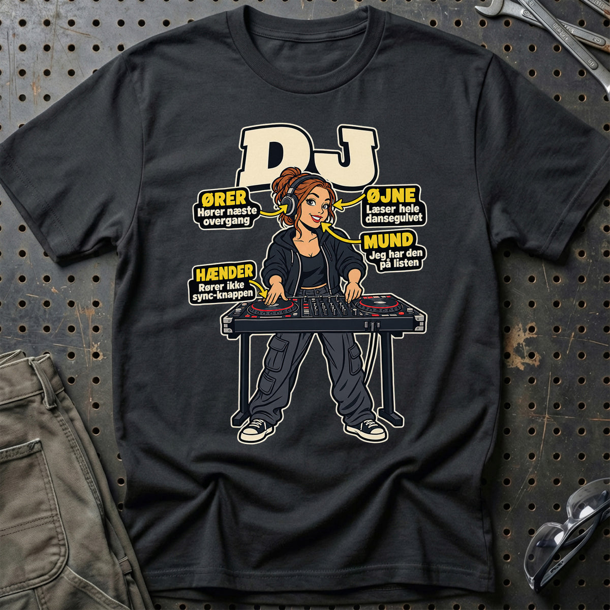 DJ – Anatomi T-Shirt – Sort