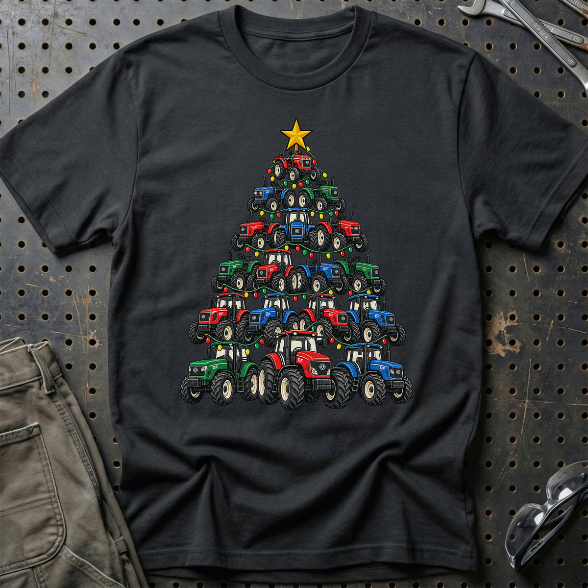 Dong Feng Juletræ T-Shirt – Sort