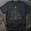 Eicher Juletræ T-Shirt – Sort