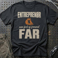 Entreprenør – Men Først Og Fremmest Far T-Shirt – Sort