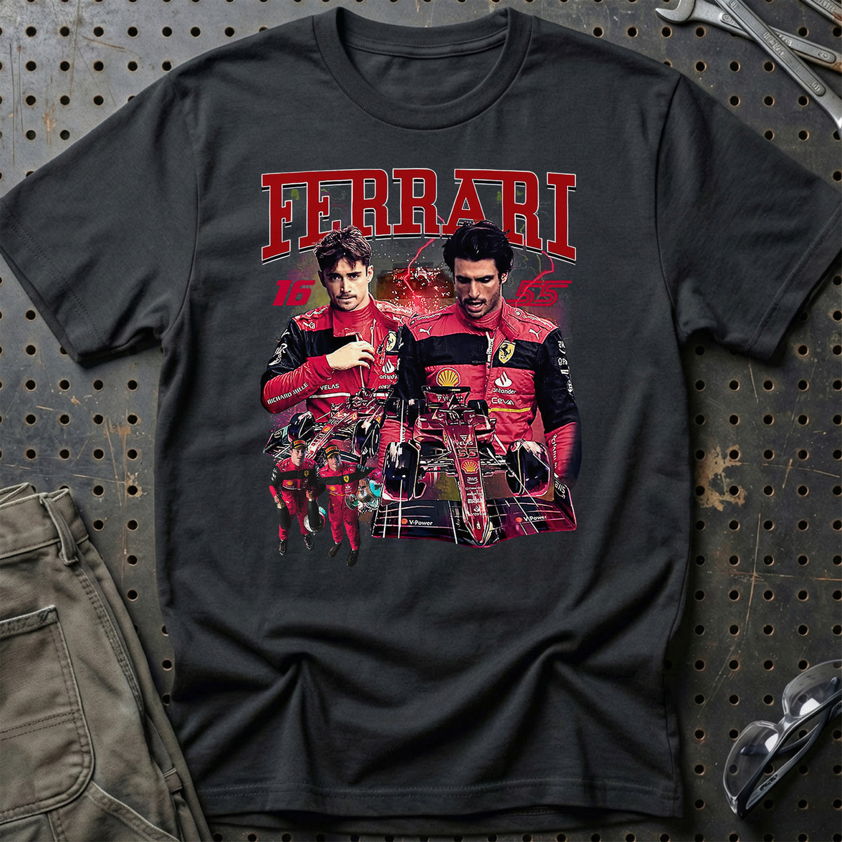 
Formula 1 Ferrari Unisex T-Shirt – Sort