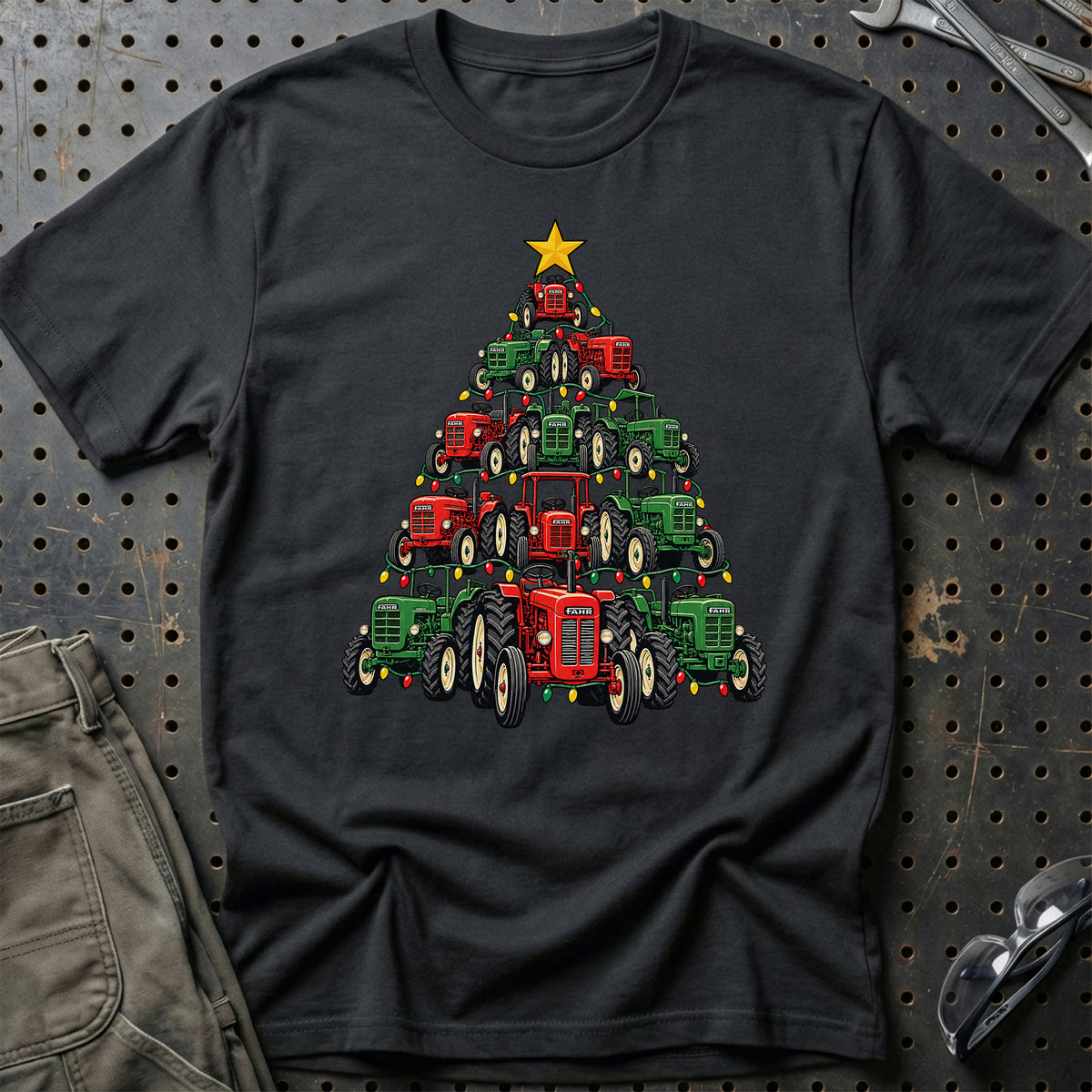 Fahr Juletræ T-Shirt – Sort