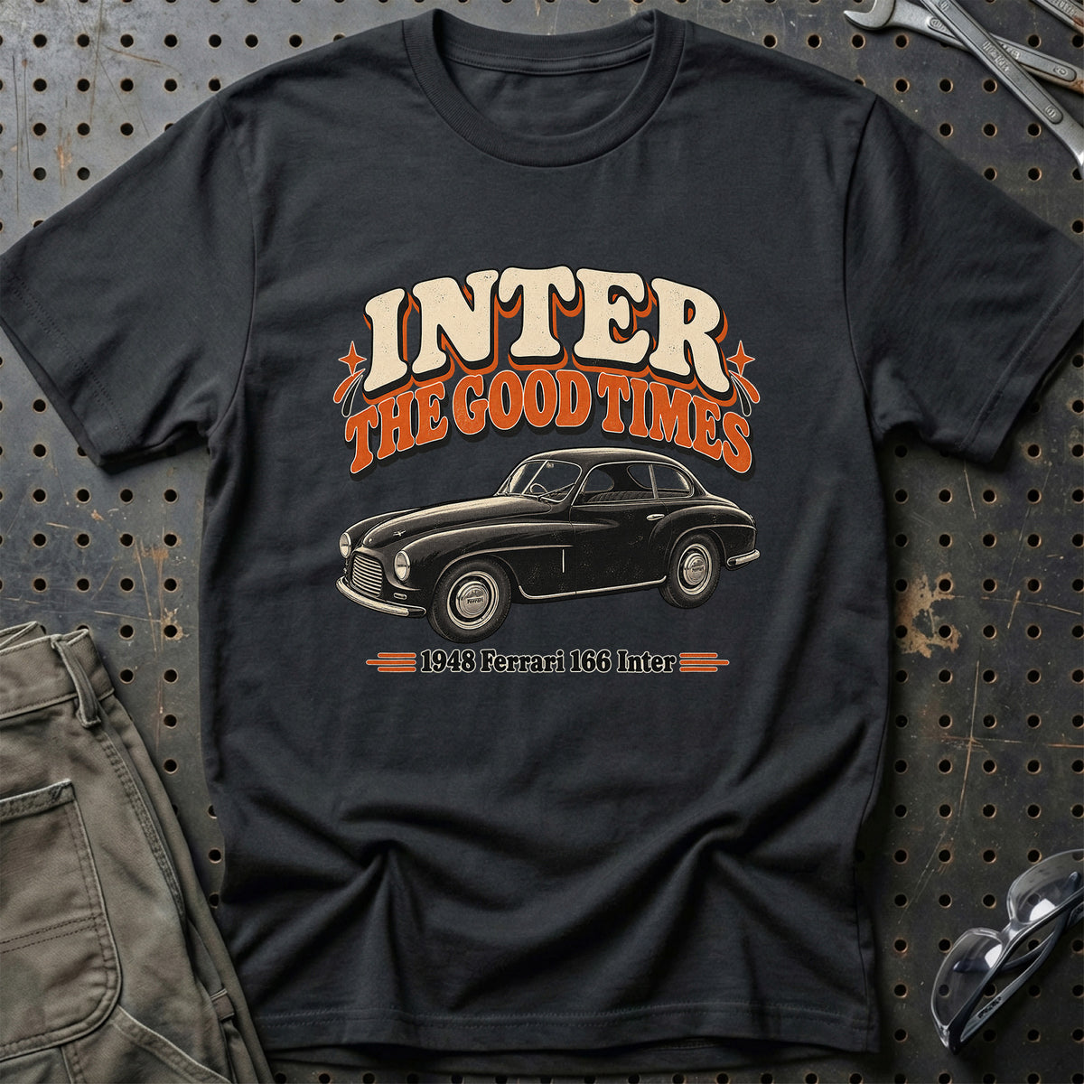 
Ferrari 166 Inter 1948 – Inter the Good Times T-Shirt – Sort