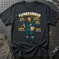 
Flymekaniker – Anatomi T-Shirt – Sort