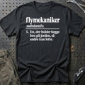 
Flymekaniker – Definition T-Shirt – Sort