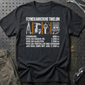 
Flymekanikerens Timeløn T-Shirt – Sort