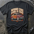 
Ford V8 Super Deluxe Sportsman 1946 – Wood You Look at That T-Shirt – Sort