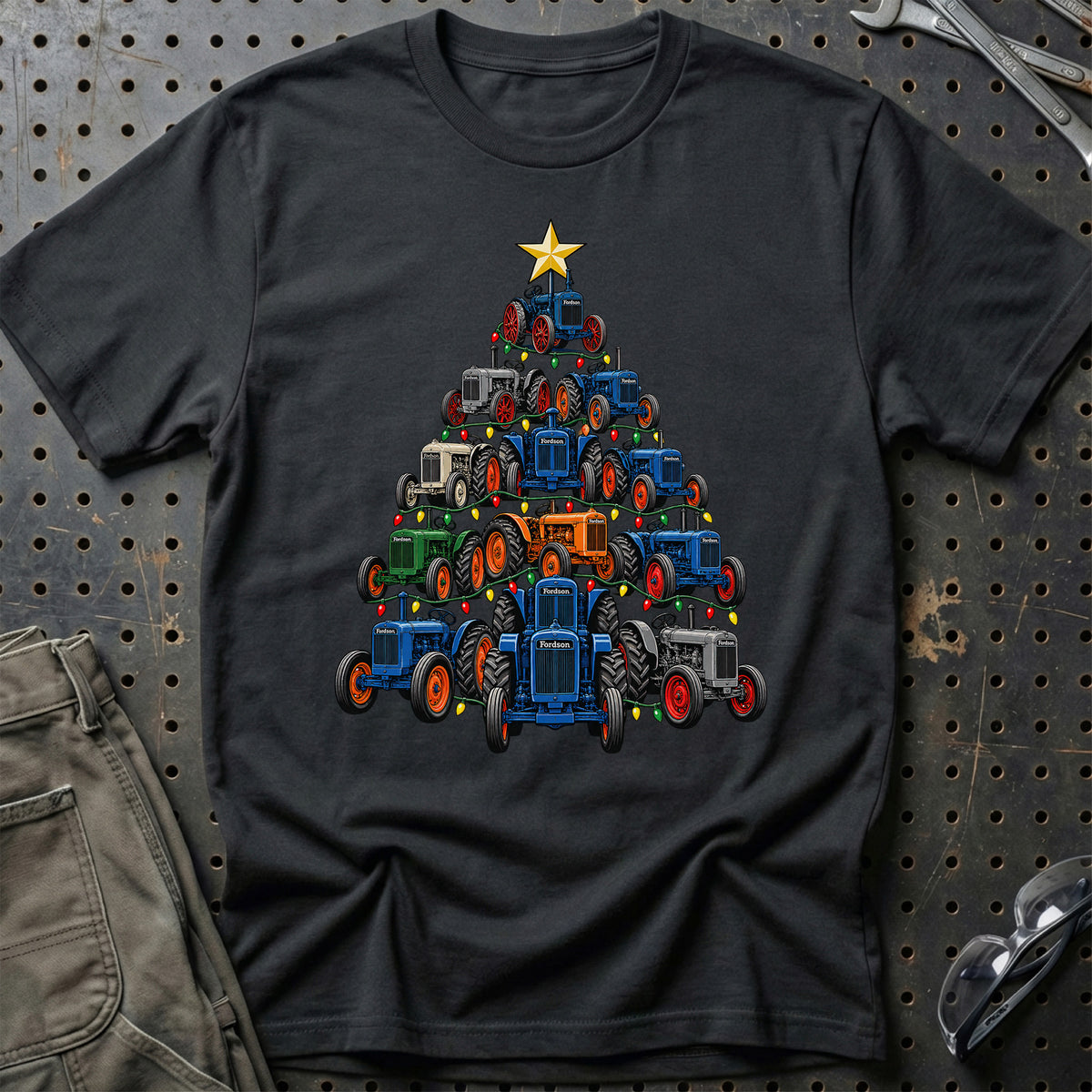 Fordson Juletræ T-Shirt – Sort