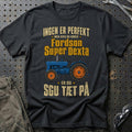 Fordson Super Dexta – Ingen Er Perfekt T-Shirt – Sort