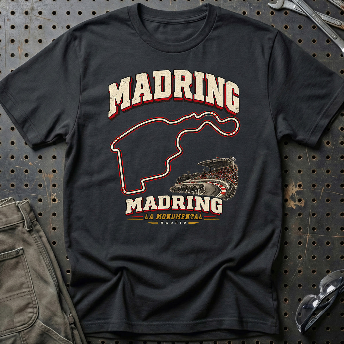 
Formula 1 Madring – La Monumental Unisex T-Shirt – Sort