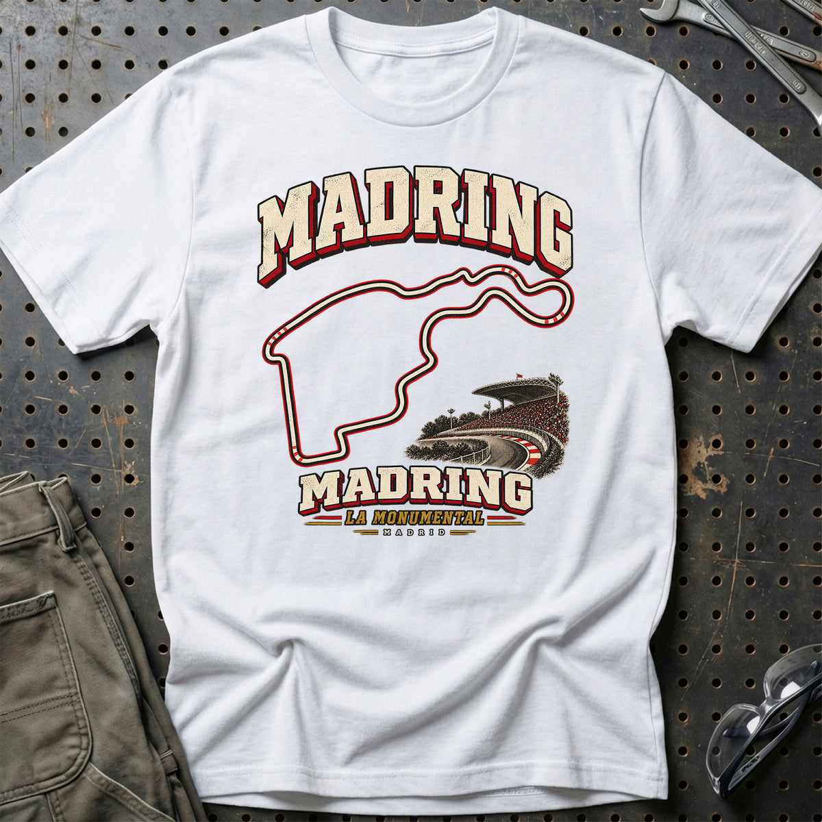 
Formula 1 Madring – La Monumental Unisex T-Shirt – Hvid