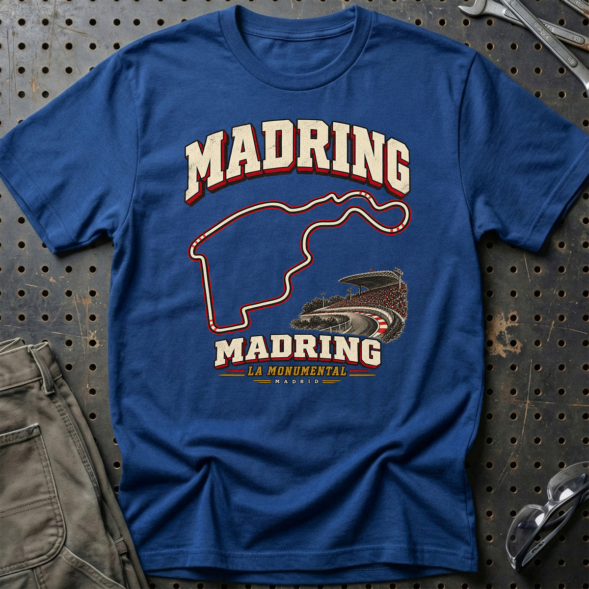 
Formula 1 Madring – La Monumental Unisex T-Shirt – Blå Royal
