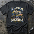
Formula 1 Nigel Mansell – Hall of Fame Unisex T-Shirt – Sort