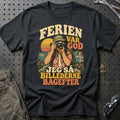 
Fotoentusiast – Ferien var god jeg så billederne bagefter – Unisex T-Shirt med tryk foran, farve: Sort