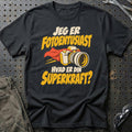 
Fotoentusiast – Hvad er din superkraft? – Unisex T-Shirt – Sort