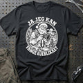 
Fotoentusiast – Julemanden kan fange øjeblikket – Unisex T-Shirt – Sort