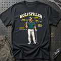 
Golfspiller – Anatomi – Mand – Unisex T-Shirt – Sort