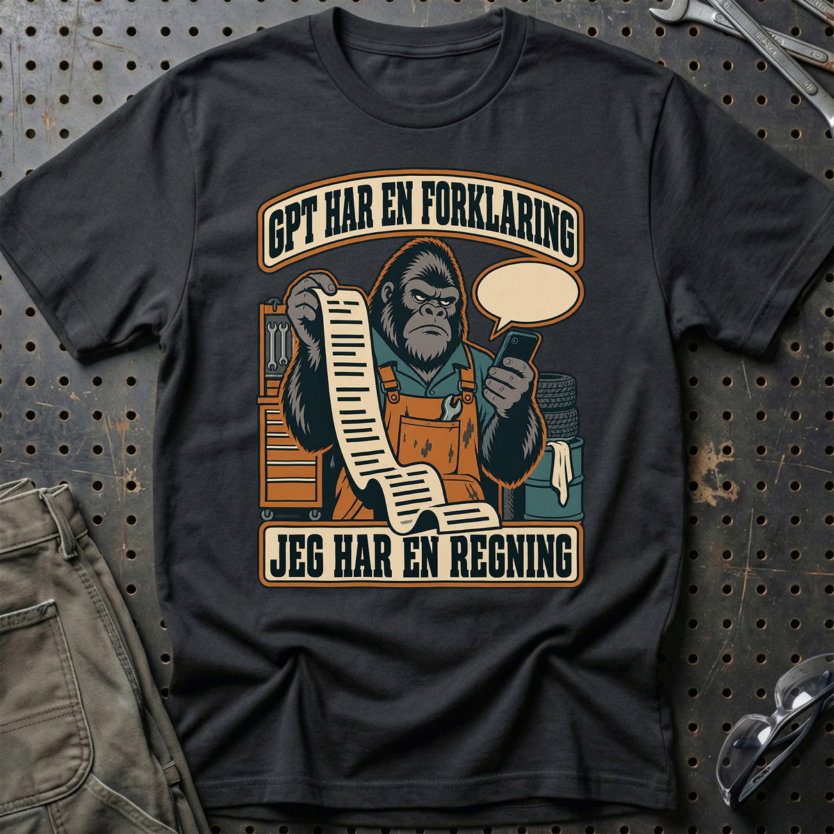 GPT har en forklaring – Jeg har en regning T-Shirt – Sort