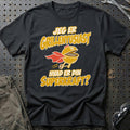 
Grillentusiast – Hvad er din superkraft? – Unisex T-Shirt – Sort