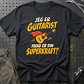 
Guitarist – Hvad er din superkraft? – Unisex T-Shirt – Sort