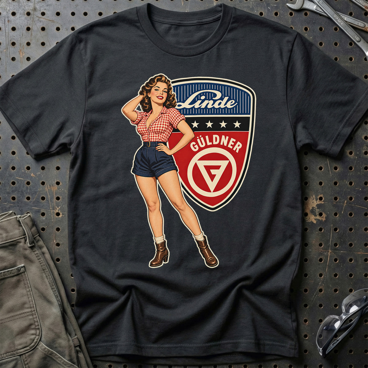 Güldner Retro Pinup T-Shirt – Sort