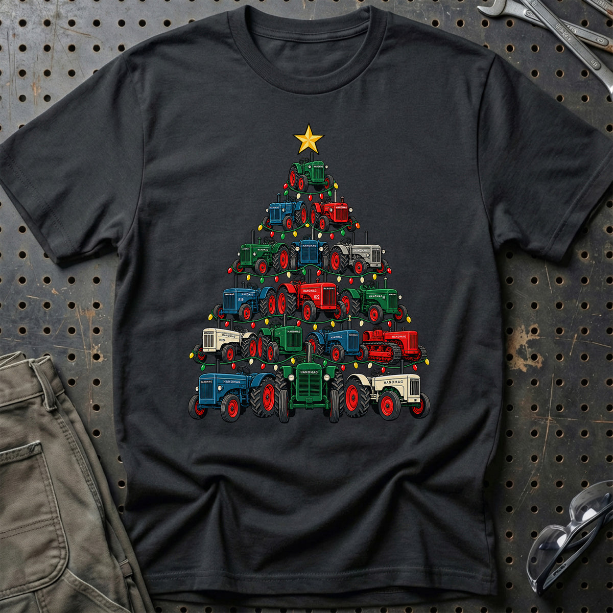 Hanomag Juletræ T-Shirt – Sort
