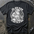 
Haveentusiast – Julemanden kan få det til at gro – Unisex T-Shirt – Sort