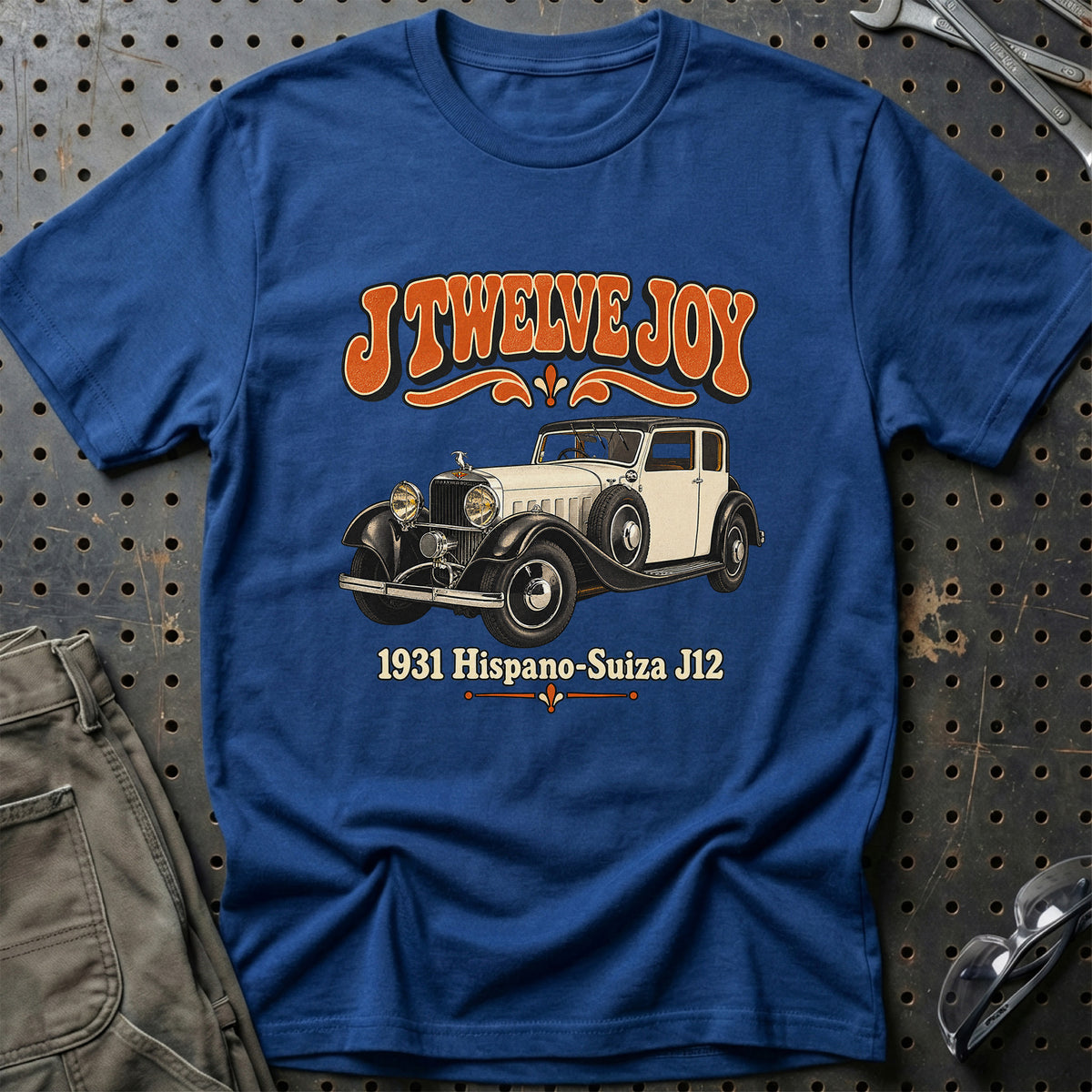 
Hispano-Suiza J12 1931 – J Twelve Joy T-Shirt – Blå Royal