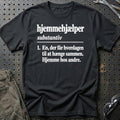 
Hjemmehjælper – Definition T-Shirt – Sort