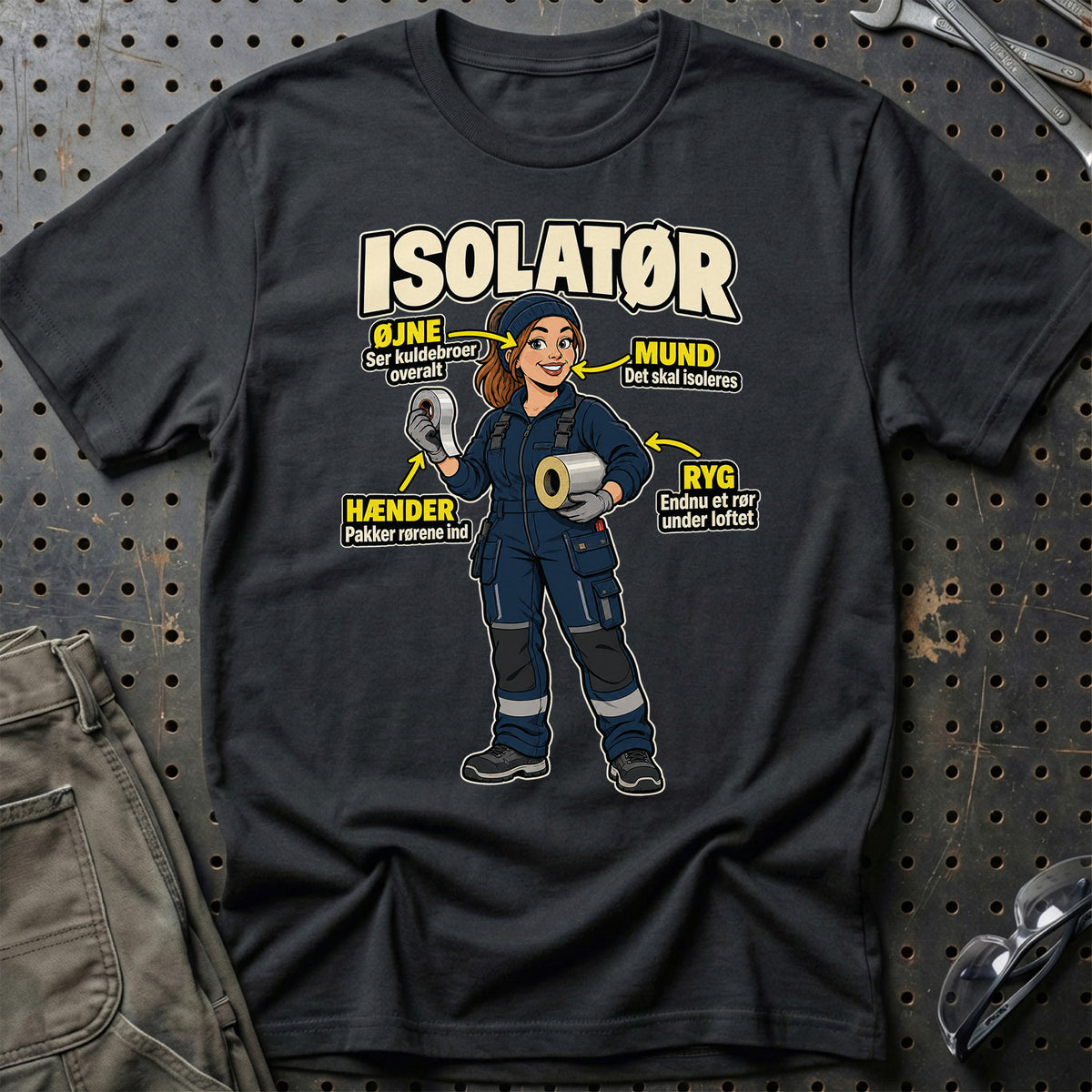 Isolatør – Anatomi T-Shirt – Sort
