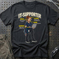 IT-supporter – Anatomi T-Shirt – Sort