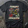 Italjet Legends Never Die T-Shirt – Sort