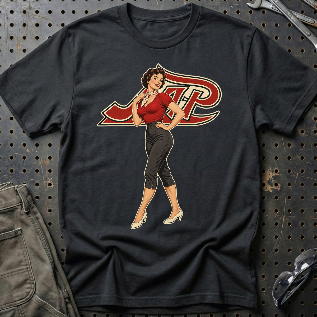 JAP Retro Pinup T-Shirt – Sort