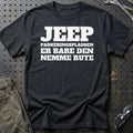 Jeep – Parkeringspladsen Er Bare Den Nemme Rute T-Shirt – Sort