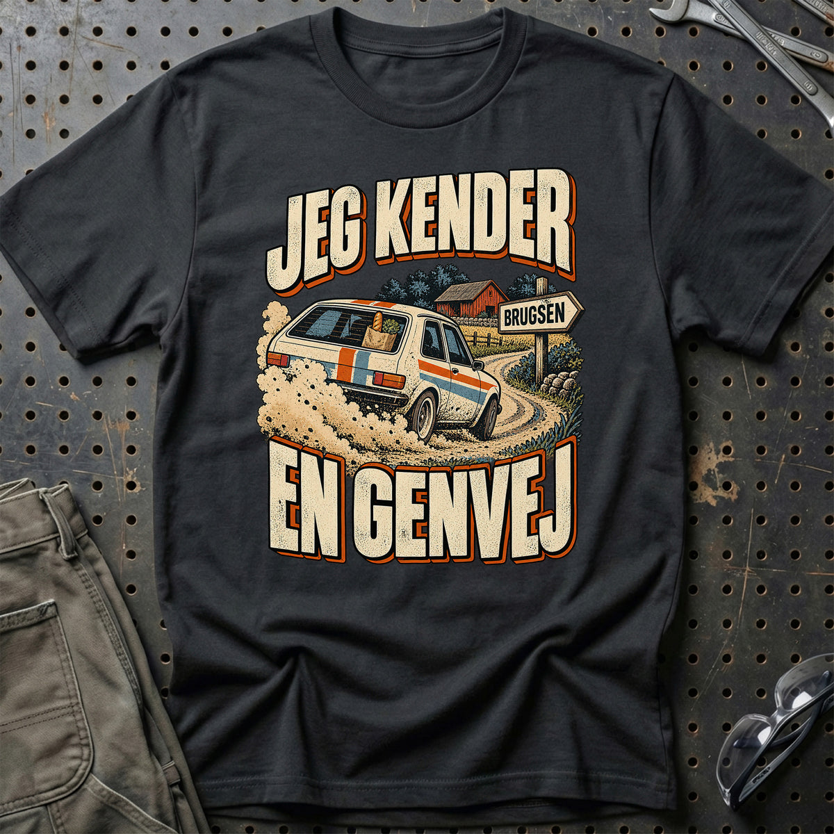 Jeg Kender En Genvej T-Shirt – Sort