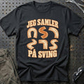 Jeg samler på sving T-Shirt – Sort