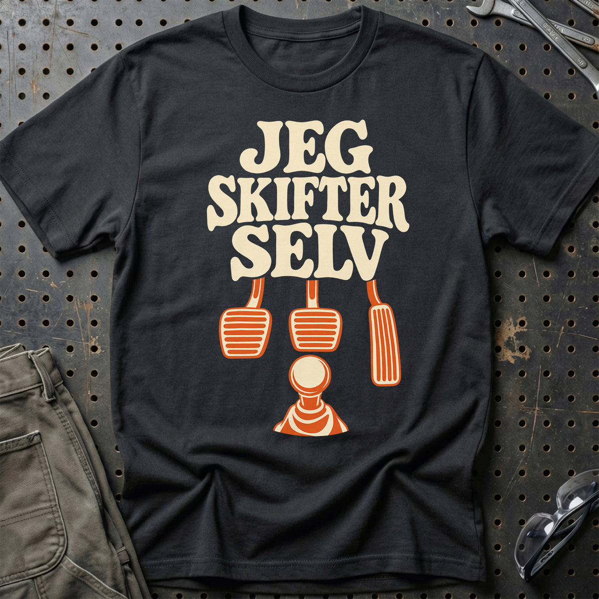Jeg skifter selv T-Shirt – Sort